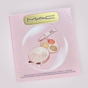 MAC 2022 Holiday Bubbles & Bows Extra Dimension Face Compact: Medium New in Box‎